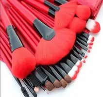 Soft Bristle Makeup Brush Set With Pu Leather Case Black 24 Pieces 24 In 1 Makeup Brush Pink Makeup-thumb3