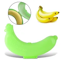 Plastic Banana Food Storage Container, Banana Case Cover /Box Pack Of 1 MultiColour-thumb1