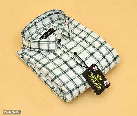 Stylish Cotton Blend Long Sleeves Shirt For Men