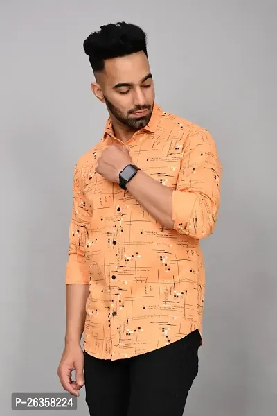 Stylish Cotton Blend Casual Shirts For Men-thumb3