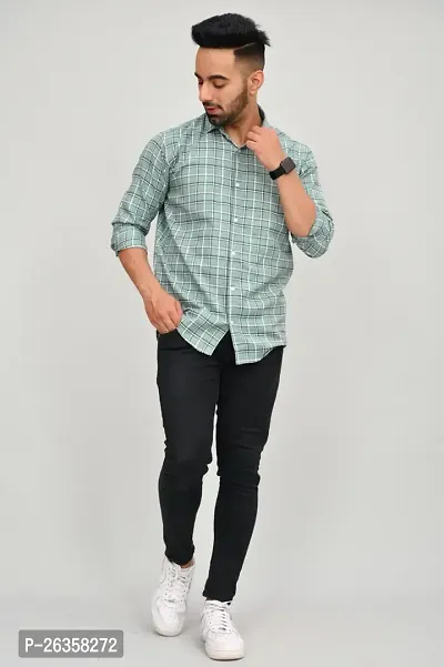 Stylish Cotton Blend Casual Shirts For Men-thumb4