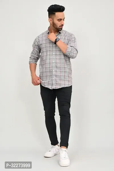 Reliable Multicoloured Cotton Blend Checked Casual Shirt For Men-thumb2