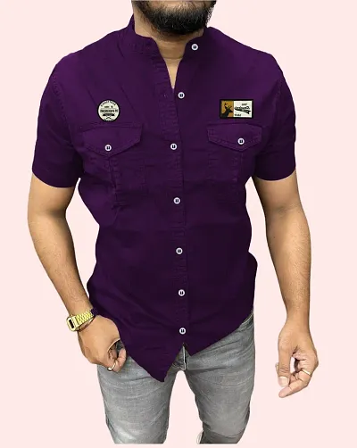 Comfortable Cotton Blend Other Casual Shirt 