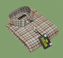 Stylish Multicoloured Cotton Blend Checked Casual Shirt For Men-thumb1