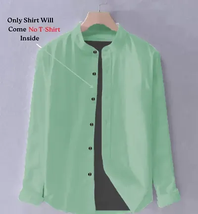 Stylish Blend Long Sleeves Shirt For Men