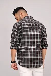 Stylish Multicoloured Cotton Blend Checked Casual Shirt For Men-thumb3