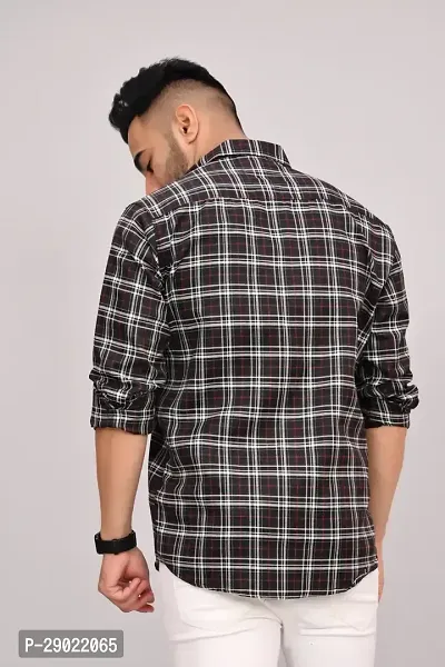 Stylish Multicoloured Cotton Blend Checked Casual Shirt For Men-thumb4