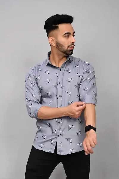 NEW MENS FLOWER PRINT SHIRTS