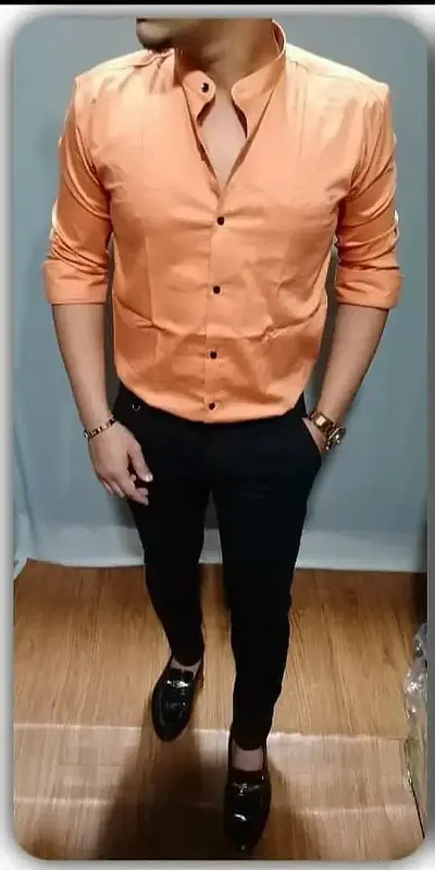 Stylish Blend Casual Shirts For Men