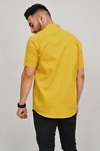 Stylish Cotton Blend Casual Shirts For Men-thumb1