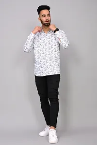 Men Stylish Cotton Blend Printed Short Length Kurta-thumb4