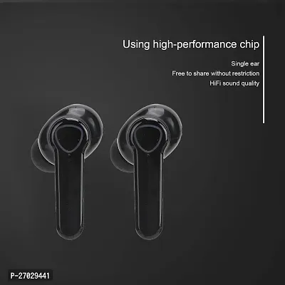 M19 TWS Bluetooth 5.1 Wireless In Ear Earbuds Touch Waterproof LED Digital Display Bluetooth Headset (Black, True Wireless)-thumb3