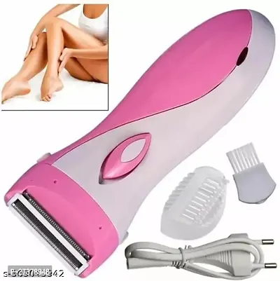 Rechargeable Lady Shaver GM-3073 | Underarms Bikini | Pubic Hair Removal | Silent Trimming | Rechargeable | Electric Shaver | Body Hair Trimmer for Women | Hair Removal Machine for Men and Women-thumb0