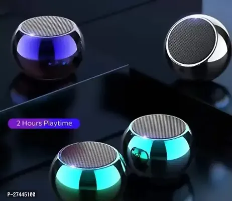 MINI BOOST 4 METAL MINI Bluetooth 5.1 Speaker Ultra Mini Dynamic Metal Speaker 5 W Bluetooth Speaker  (Green, Rainbow, Stereo Channel)-thumb4