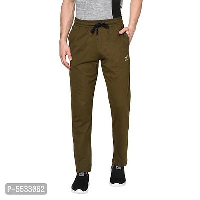 Oakmans Men Stylish Solid Mid-Rise Regular Fit Track Pants