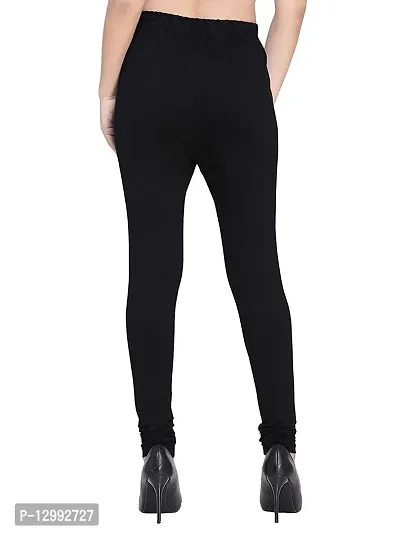 Buy Hivata Churidar Leggings for Women Girls in Soft Cotton Stretcheble  Leggy in Black Color (Free Size) Online In India At Discounted Prices