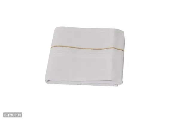 Hivata Cotton Handkerchief (Pack of 10) Rumaal Hanky for Men & Boys in White Color-thumb4