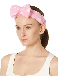 Hivata Hairband Women and Girl's Adjustable Elastic Velvet Strip Headband for Facial Makeup,Face Wash Yoga Sports Beauty Tool in Assorted Color (Pack of 2pc)-thumb4