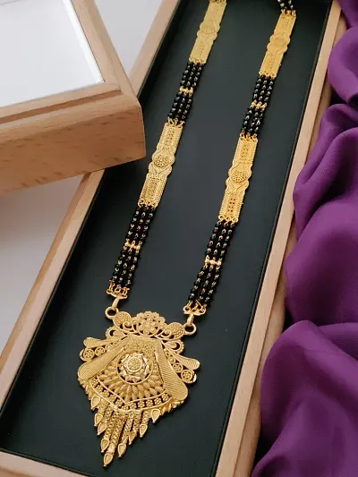 Elegant Golden Brass Mangalsutra