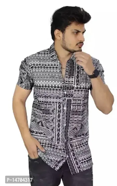 Stylish Men Cotton Blend Shirt