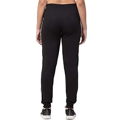 Womens Slim Fit Polyester Track Pants  Stretch Fit Yoga Pants  Pack of 2  