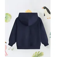 Trendy Kids Navy Blue Cotton Sweatshirt For Boys-thumb1