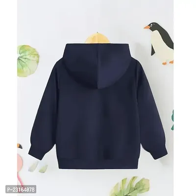 Trendy Kids Navy Blue Cotton Sweatshirt For Boys-thumb2