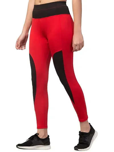 Buy BLUECON Women's Gym wear Ankle Length Leggings/Stretchable Mid Waist  Workout Tights/Active wear Slim Fit Polyester Yoga Pant - Lowest price in  India