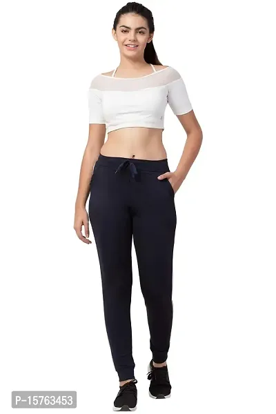 Buy BLUECON Women's Polyester Solid Slim Fit Sports Active Track