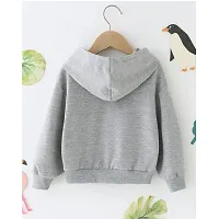 Trendy Kids Grey Cotton Sweatshirt For Boys-thumb1