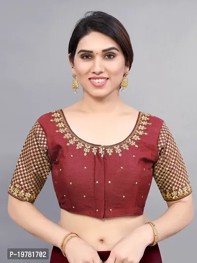 Reliable  Art Silk  Stitched Blouses For Women-thumb2