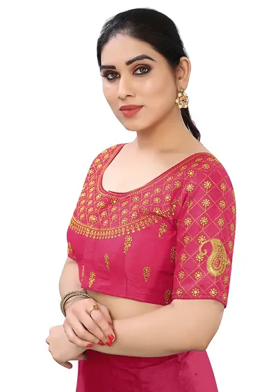 Reliable Art Silk Stitched Blouses For Women