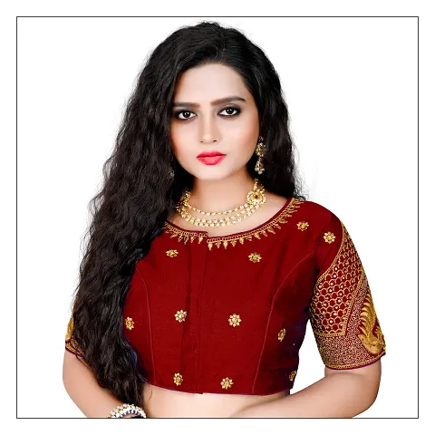 Reliable Art Silk Stitched Blouses For Women