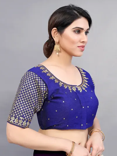 Reliable Art Silk Stitched Blouses For Women