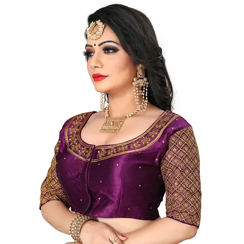 Reliable Art Silk Stitched Blouses For Women