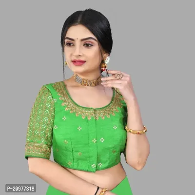 Reliable  Pure Banglori Embroidery Silk Stitched Blouses For Women
