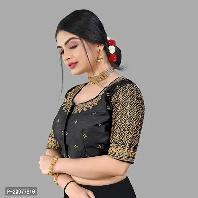 Reliable  Pure Banglori Embroidery Silk Stitched Blouses For Women-thumb2