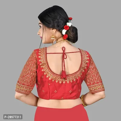 Reliable  Pure Banglori Embroidery Silk Stitched Blouses For Women-thumb3