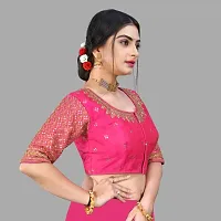 Reliable  Pure Banglori Embroidery Silk Stitched Blouses For Women-thumb2