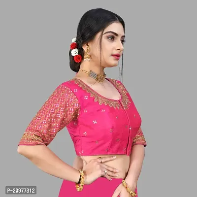 Reliable  Pure Banglori Embroidery Silk Stitched Blouses For Women-thumb3