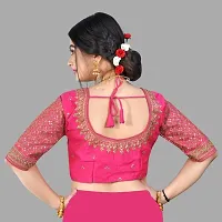 Reliable  Pure Banglori Embroidery Silk Stitched Blouses For Women-thumb3