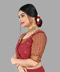 Reliable  Pure Banglori Embroidery Silk Stitched Blouses For Women-thumb2