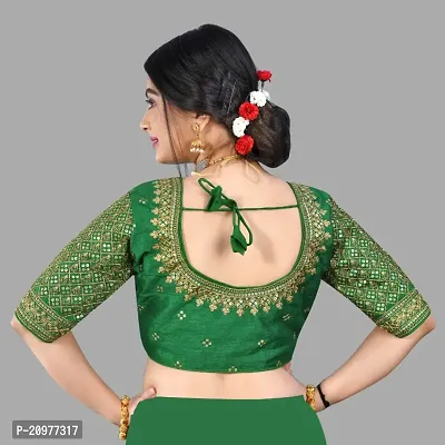 Reliable  Pure Banglori Embroidery Silk Stitched Blouses For Women-thumb3