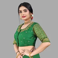 Reliable  Pure Banglori Embroidery Silk Stitched Blouses For Women-thumb3