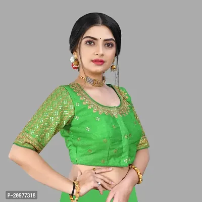 Reliable  Pure Banglori Embroidery Silk Stitched Blouses For Women-thumb3