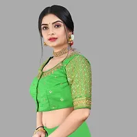 Reliable  Pure Banglori Embroidery Silk Stitched Blouses For Women-thumb3