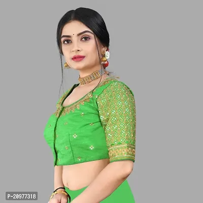 Reliable  Pure Banglori Embroidery Silk Stitched Blouses For Women-thumb4