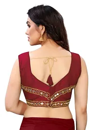 Pure Banglori Silk embroidery with Mirror work Readymade Blouse-thumb1