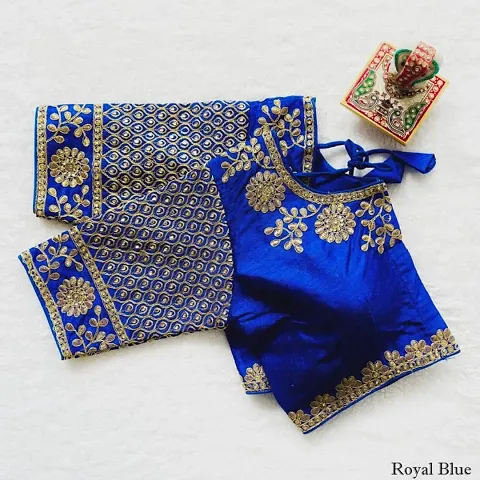 Attractive Silk Blend Stitched Blouses 