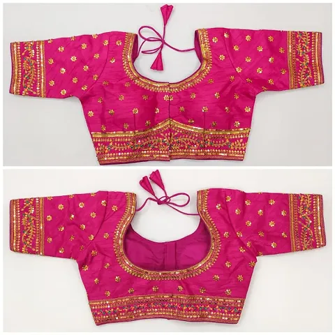 Reliable Pure Banglori Silk Stitched Blouses For Women